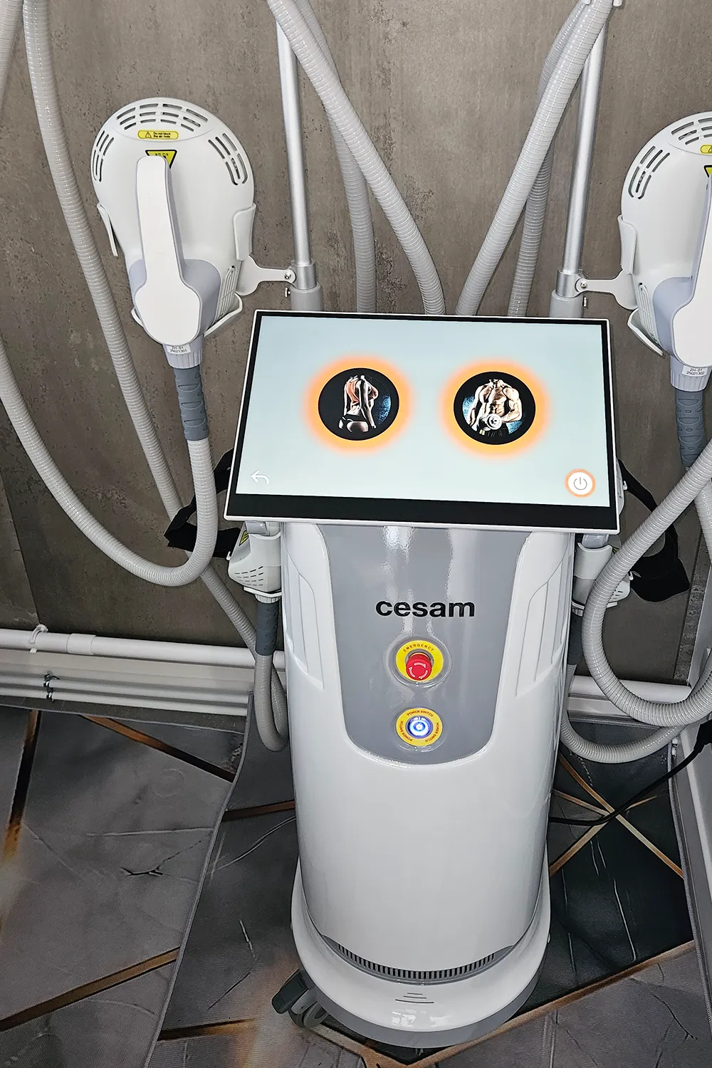 machine power system qui permet de stimuler les muscles et et déloger les graisses